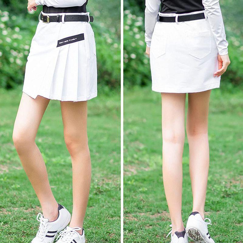 第1位獲得 Qirunレディースゴルフスカート プリーツスカート Golfウェア スポーツウェア テニス スカート おしゃれ ゴルフ ウェア コットン製 人気ブランド Turningheadskennel Com