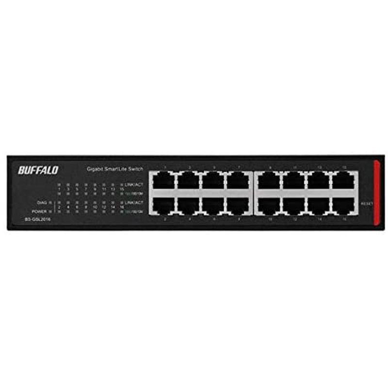 バッファロー Buffalo パソコン周辺機器 Giga Bs Gsl16 法人向け Giga Layer2 Layer2 スマートlite スイッチ 16ポート ジェネラルヒル