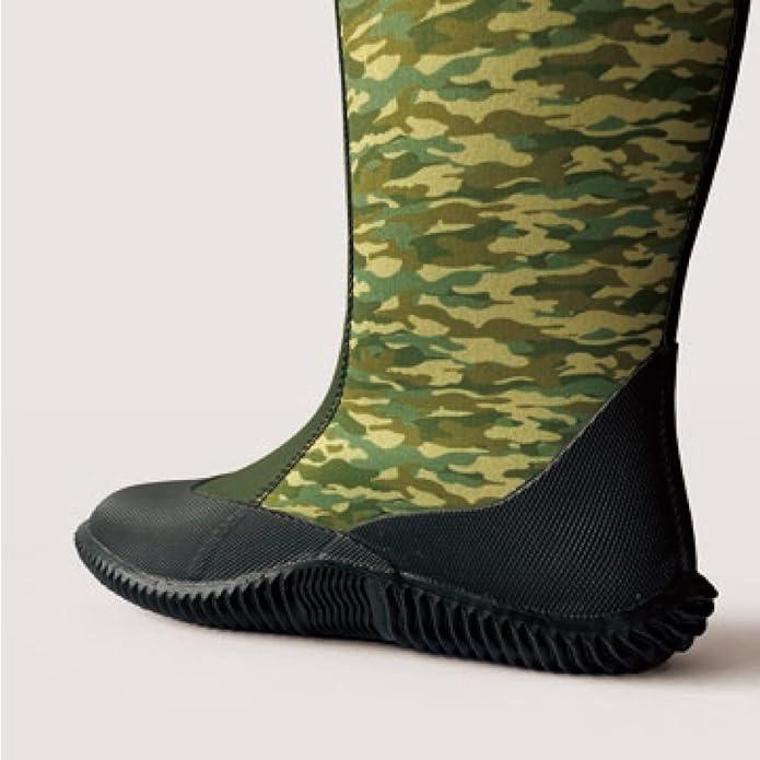 アトム 農業・園芸用長靴 2628 グリーンマスター アクティブ 迷彩 防水