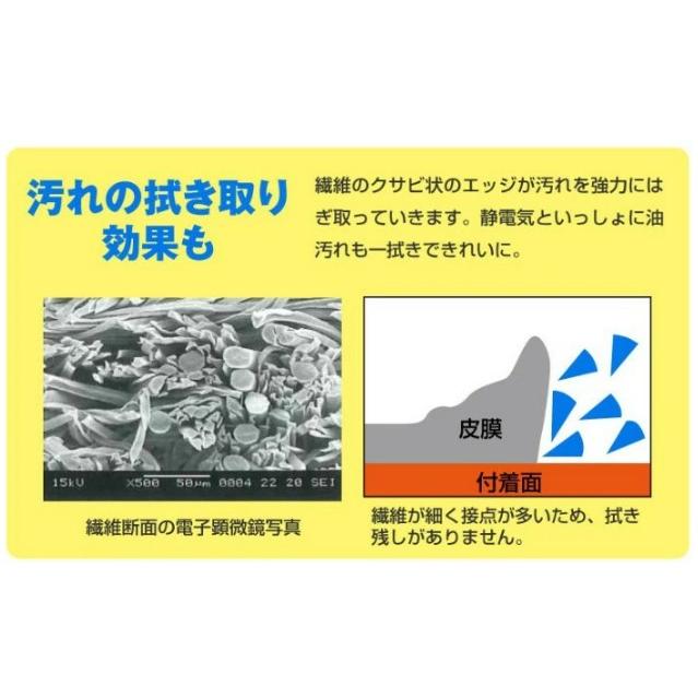 静電気除去クロス 日本バイリーン デンキトールシート S 250mm