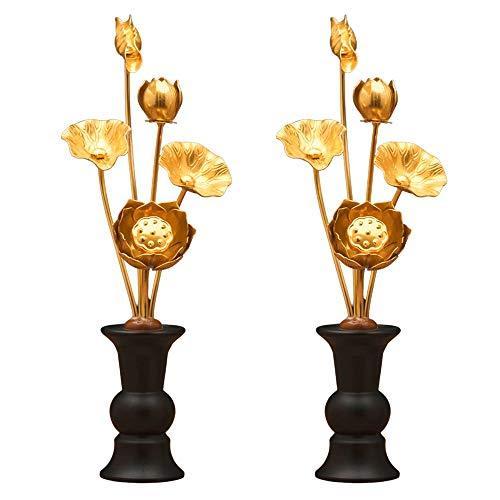超美品の 蓮花 お仏壇用仏具 花立て 常花セット 仏花 常花 はすはな 仏 仏壇 蓮華 金メッキ 2個セット 左右一対 花立付き 花立 Www Pioquinto It