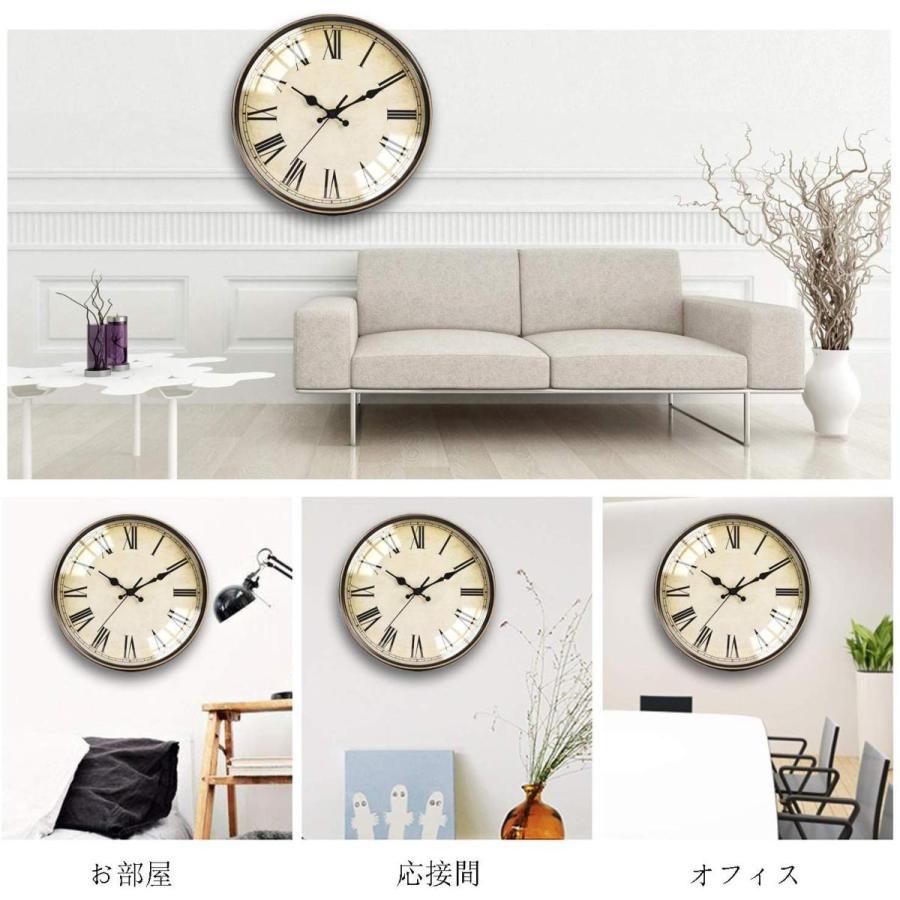 壁掛け時計 連続秒針 サイレント 球面ガラス おしゃれ 正確性 新生活