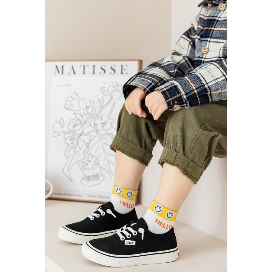 送料無料 靴下 キッズ 夏用 メッシュ こども 子供用ショートソックス 男の子 5足セット |靴下 ソックス  速乾 消臭 【b22108】(メール便) |  | 12