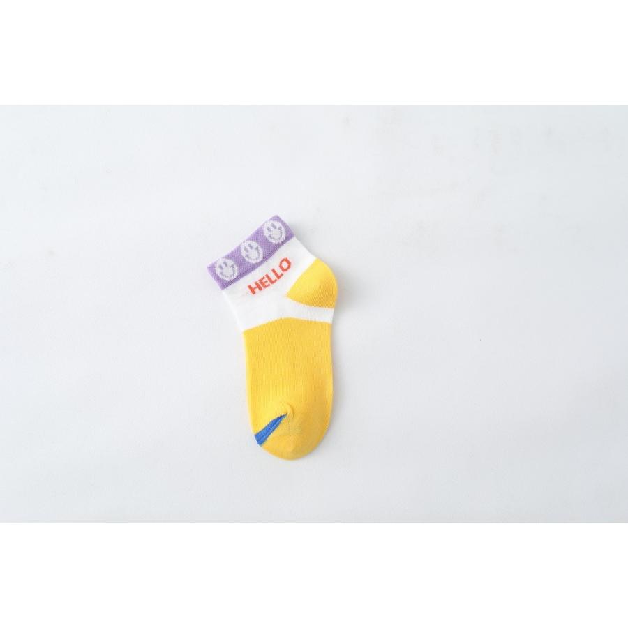 送料無料 靴下 キッズ 夏用 メッシュ こども 子供用ショートソックス 男の子 5足セット |靴下 ソックス  速乾 消臭 【b22108】(メール便) |  | 08