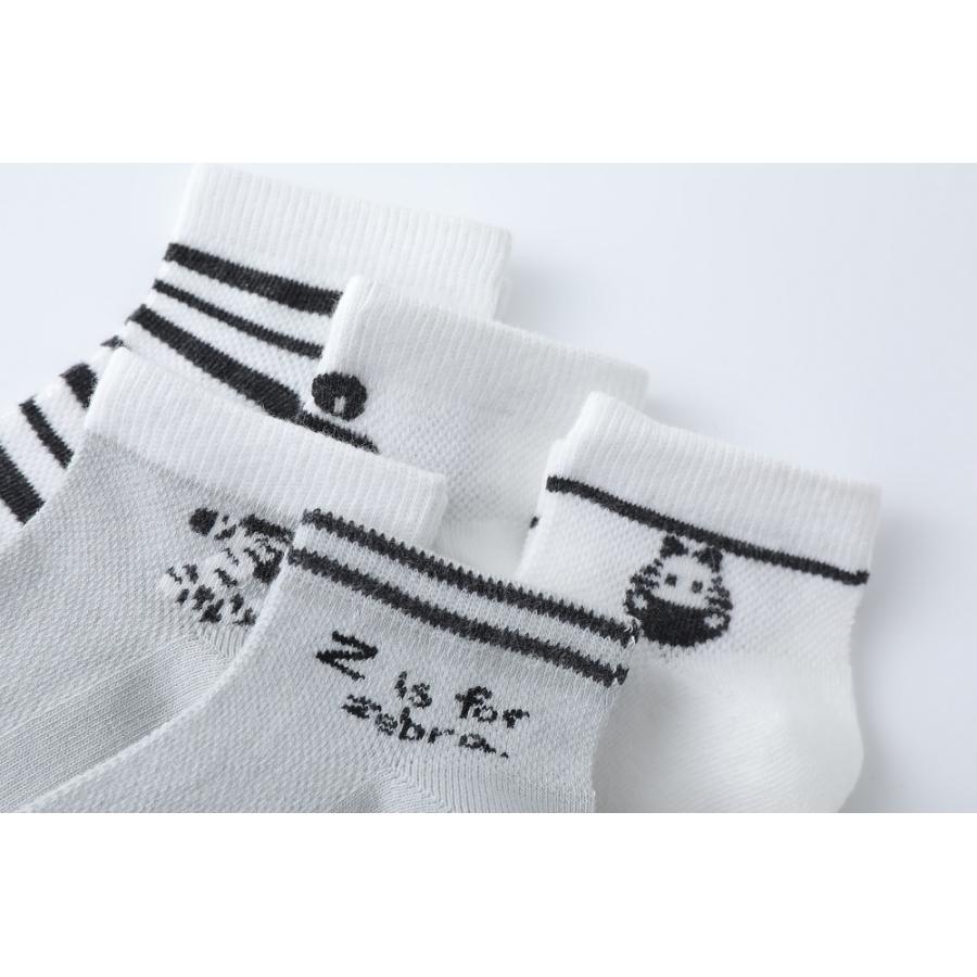 送料無料 靴下 キッズ 夏用 メッシュ こども 子供用ショートソックス 男の子 5足セット |靴下 ソックス  速乾 消臭 【b22109】(メール便) |  | 03