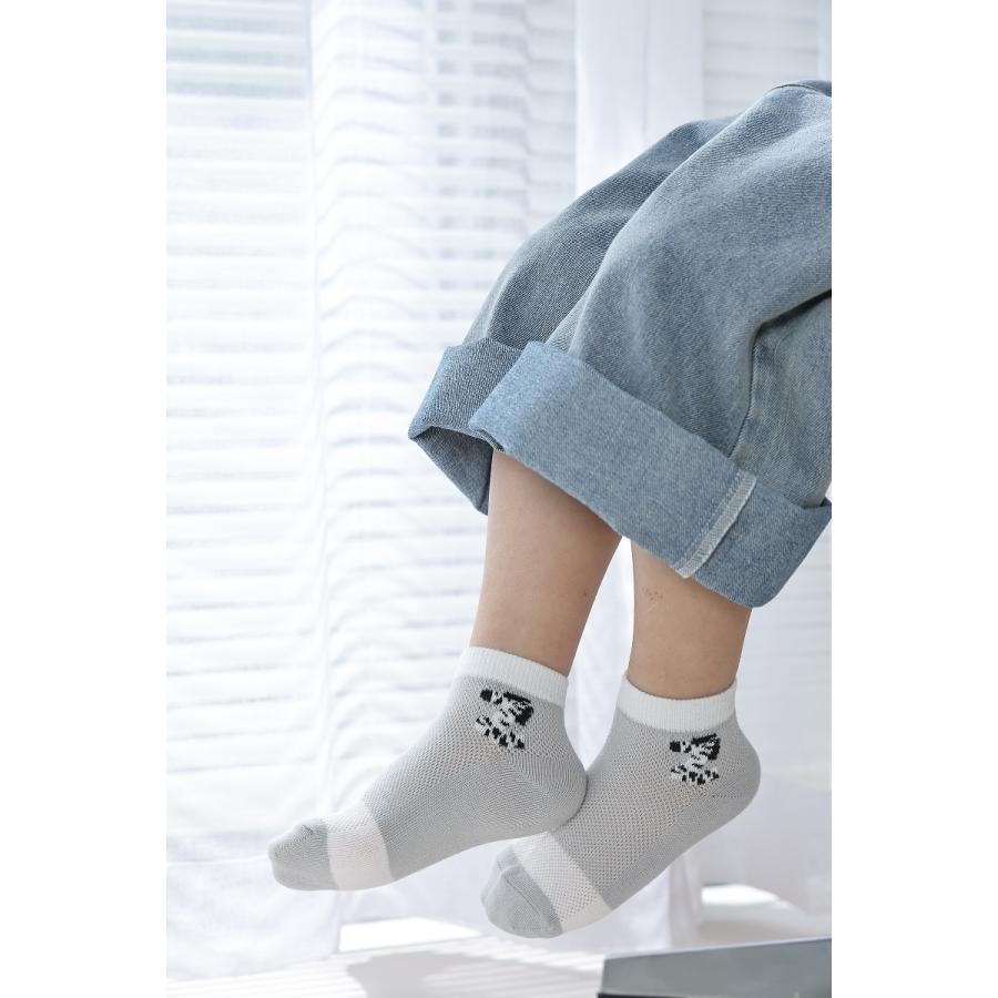 送料無料 靴下 キッズ 夏用 メッシュ こども 子供用ショートソックス 男の子 5足セット |靴下 ソックス  速乾 消臭 【b22109】(メール便) |  | 08