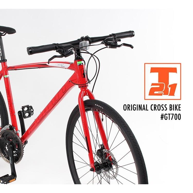 自転車 クロスバイク 700 25c 本格クロスバイク 自転車本体 シマノ21段変速 シティサイクル スポーツ 通勤 通学 プレゼント 新生活 送料無料 Gt700 Gt700 21テクノロジー 通販 Yahoo ショッピング