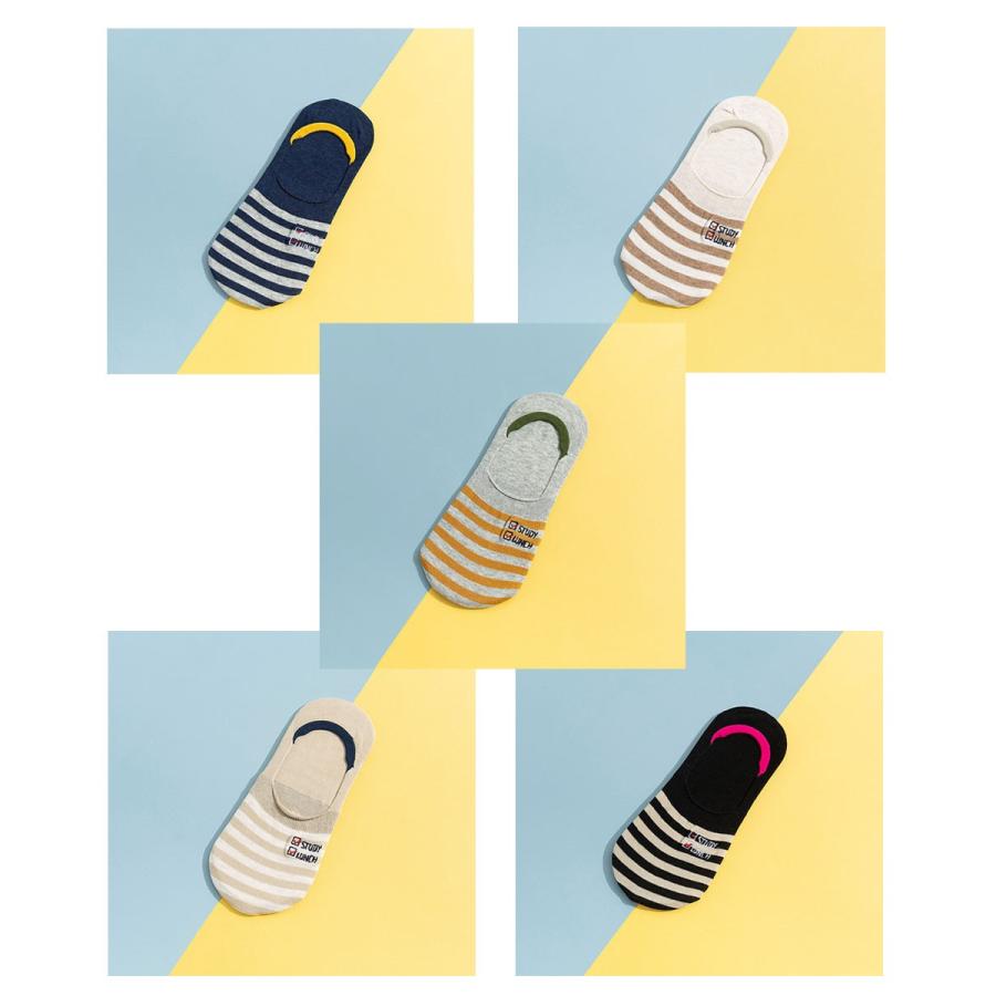 靴下 ソックス レディース 女性用 5足セット フリーサイズ お得 スニーカー プレゼント かわいい まとめ買い 送料無料 メール便 W0605 |  | 03