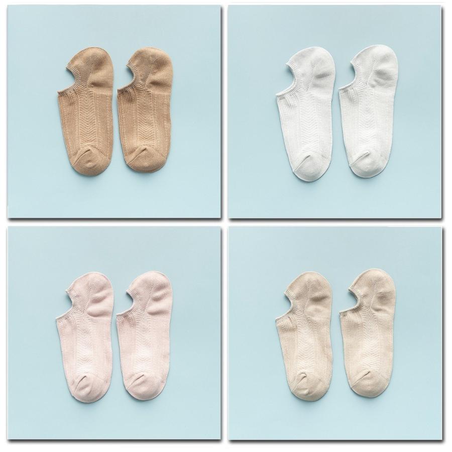 靴下 ソックス レディース 女性用 4足セット フリーサイズ 色お任せ お得 プレゼント かわいい 速乾防臭 送料無料 メール便 W0620 |  | 03