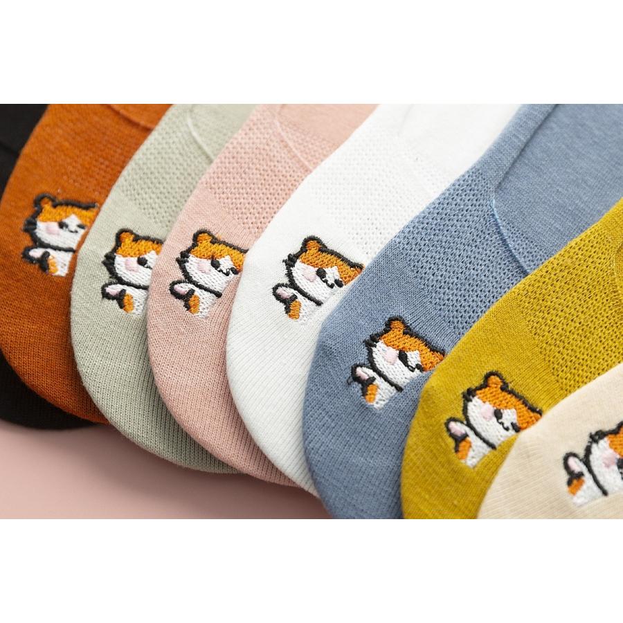 靴下 ソックス レディース 女性用  5足セット フリーサイズ 色お任せ プレゼント かわいい おしゃれ 送料無料 メール便 W0624 |  | 01