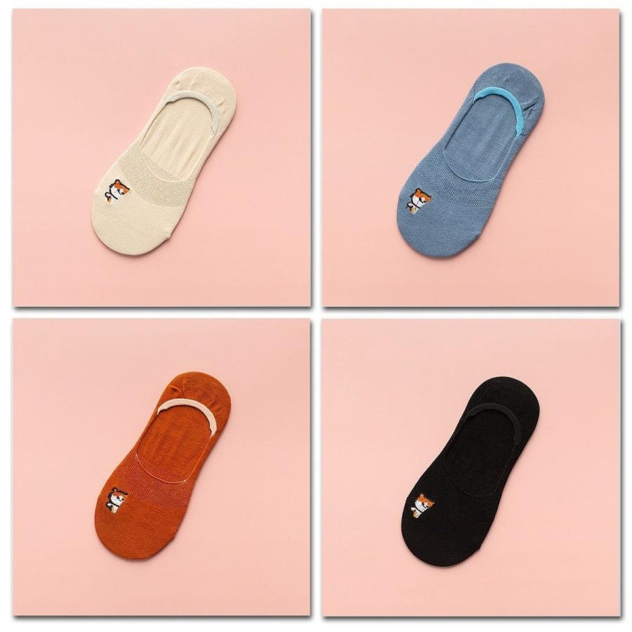 靴下 ソックス レディース 女性用  5足セット フリーサイズ 色お任せ プレゼント かわいい おしゃれ 送料無料 メール便 W0624 |  | 03