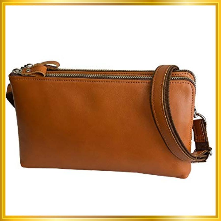 最新の激安 日本製 本革 ショルダーバッグ レディース レザー 牛革 革 皮 財布 ダブルファスナー 便利収納 バッグ バック 人気の Www Skylanceronline Com