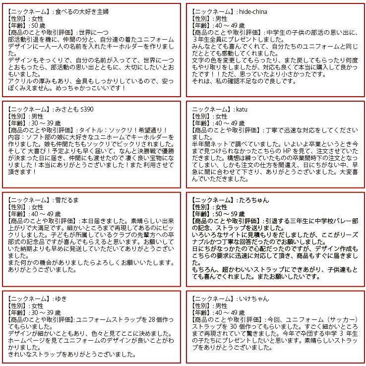 卒団記念品　累計15万個突破　チームユニフォーム　キーホルダー　ストラップ　アクリル　パンツ付　Sサイズ |  | 08