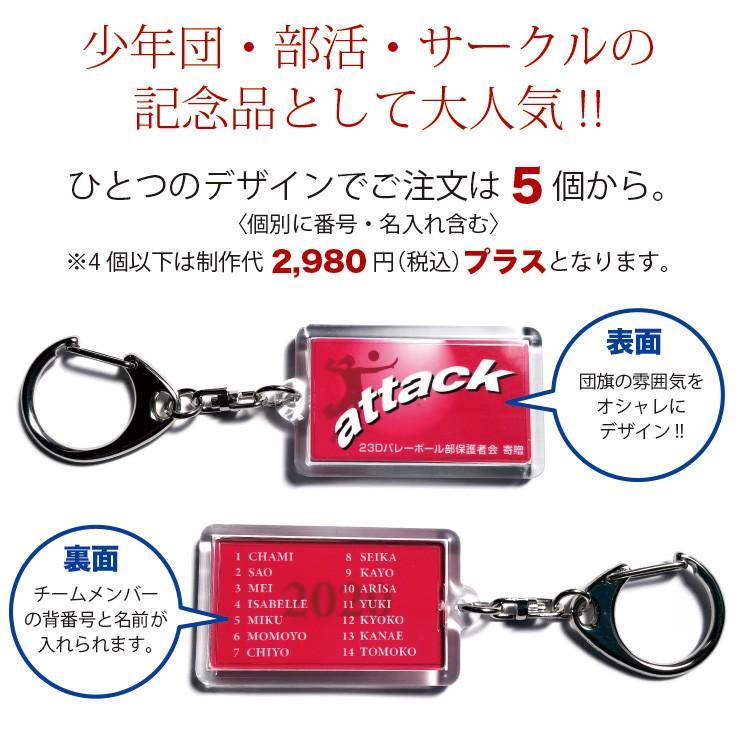 団旗 キーホルダー アクリルタイプSサイズ オリジナルデザイン スポーツ 卒団記念品 名入れ 部活 卒業 卒部式 引退 卒部記念品 プレゼント 贈り物 ノベルティ |  | 03