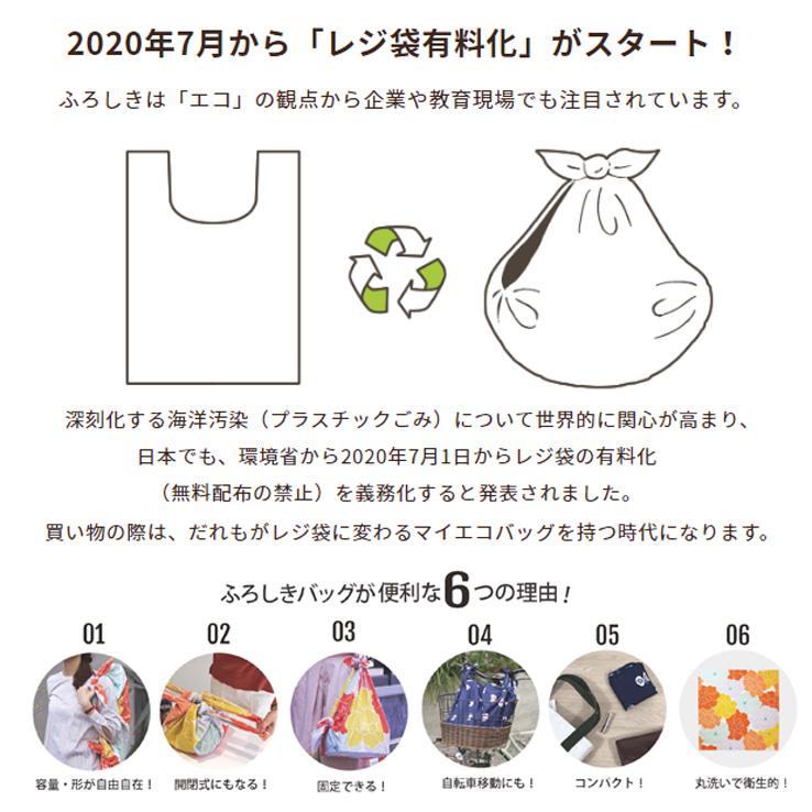 2年連続入賞♪ 風呂敷 大判 おしゃれ エコバッグ レジカゴバッグ