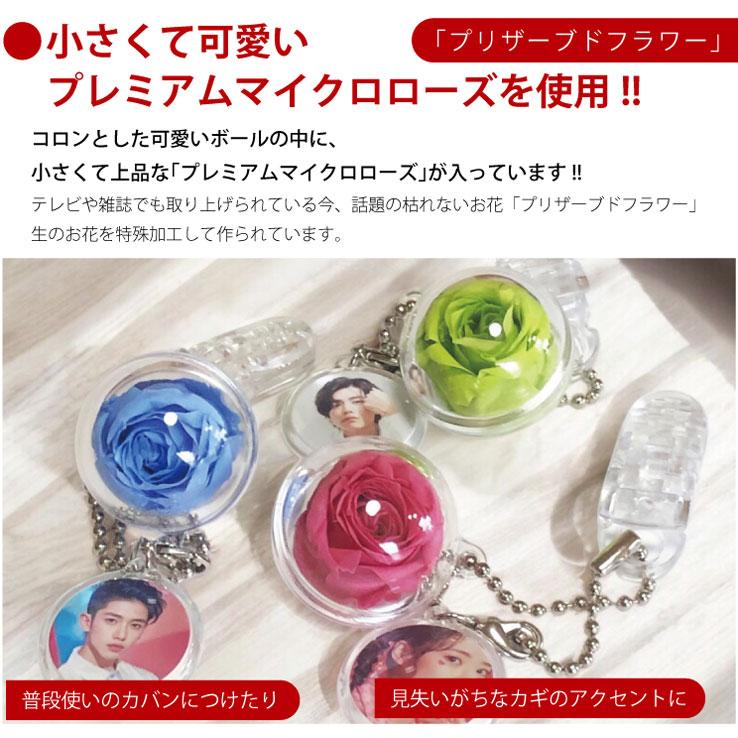 推し活グッズ 推し活ボール プリザーブドフラワーボール 写真
