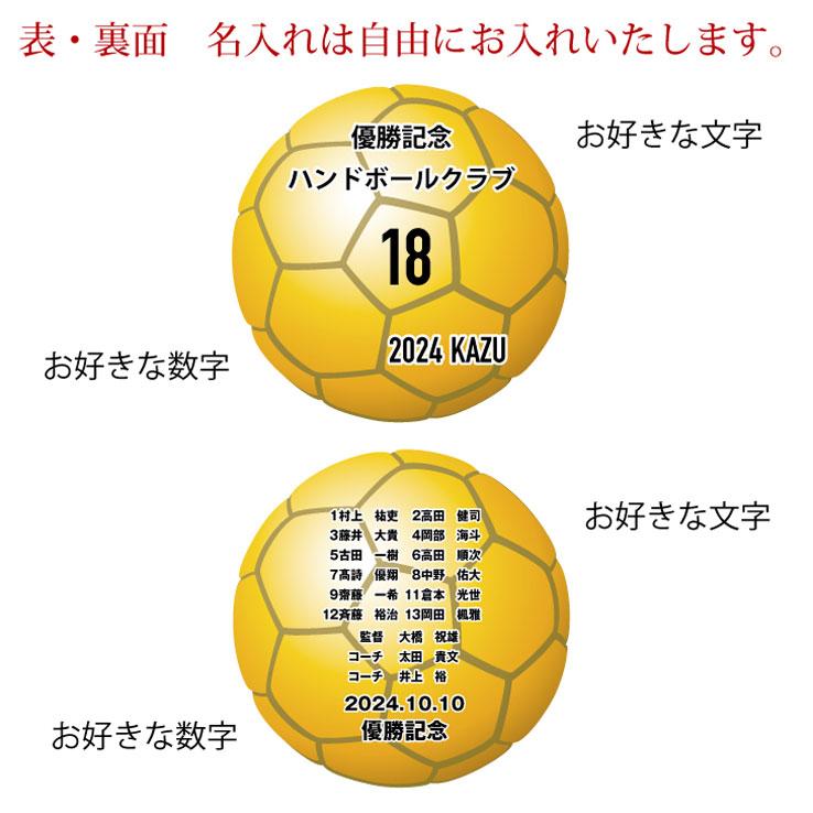 ハンドボール トロフィー 優勝記念 卒団記念 卒部記念 記念品 表彰 スポーツ大会 カラー盾 オリジナルデザイン ギフト 名入れ プレゼント オリジナルグッズ |  | 03