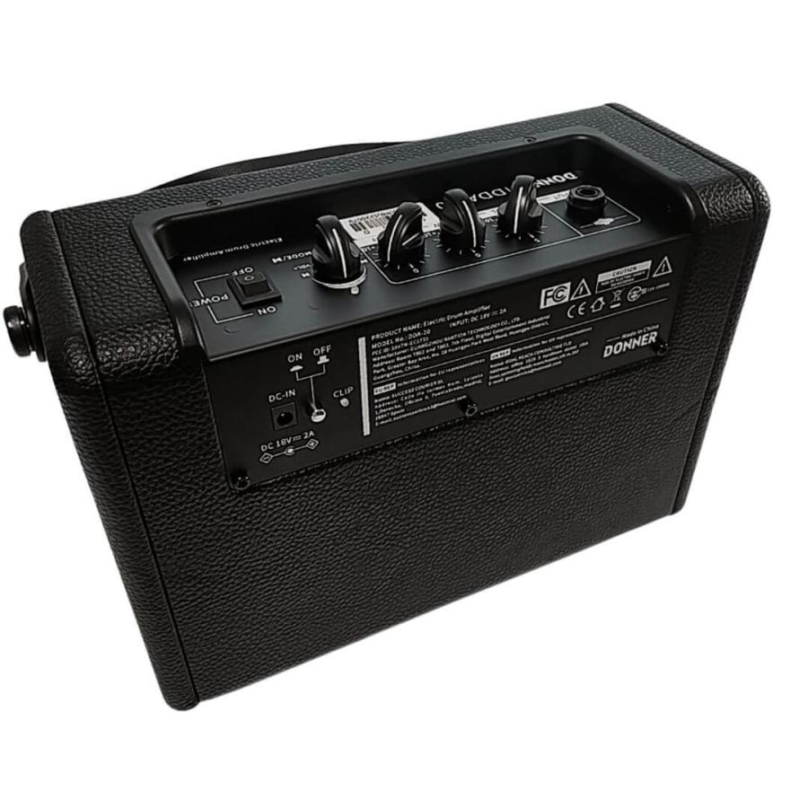 DONNER DDA-20 電子ドラムアンプ 20W Bluetooth搭載 コンパクト_4