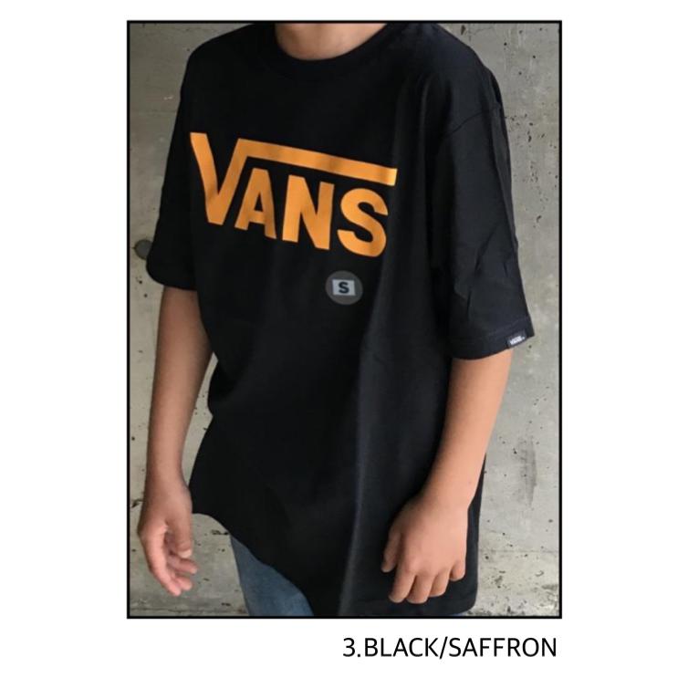 Vans llica コラボ Tシャツ S ブラック VANS バンズ Tシャツ キッズ BOYS CLASSIC T-SHIRT