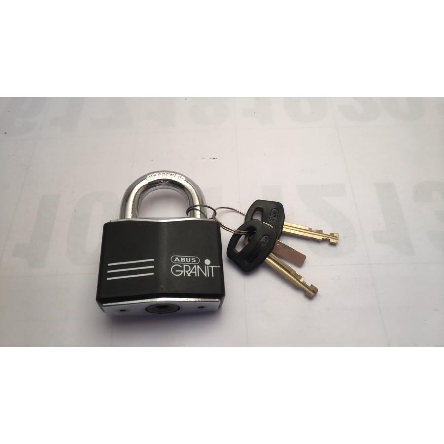 ABUS 強力南京錠 GRANIT Padlock ドイツ製 37/55 G-5 特殊焼入チェーン