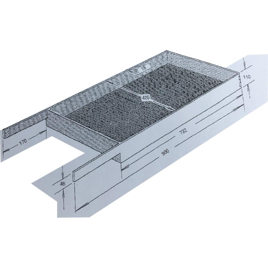 木枠 角型 ふるい 6mm目 内寸420mm x 700mm 深さ110mm : 24-7 - 通販
