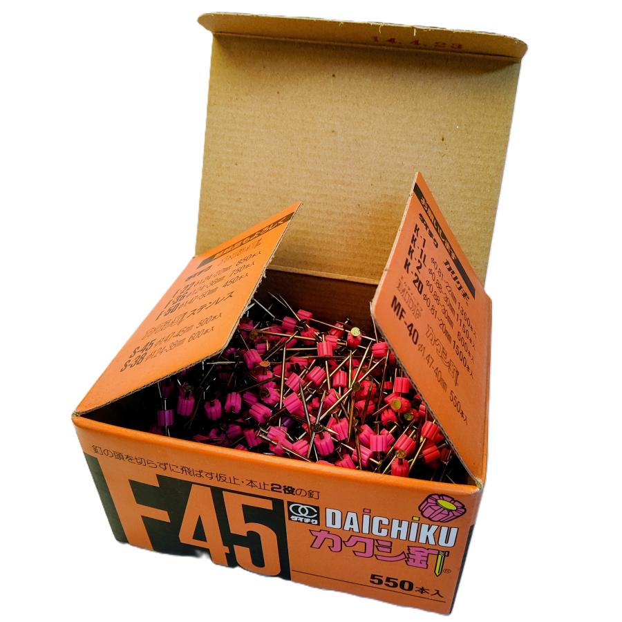 ダイチク カクシ釘 F45 1.47−45mm 550本 在庫処分価格 : 24-7 - 通販 