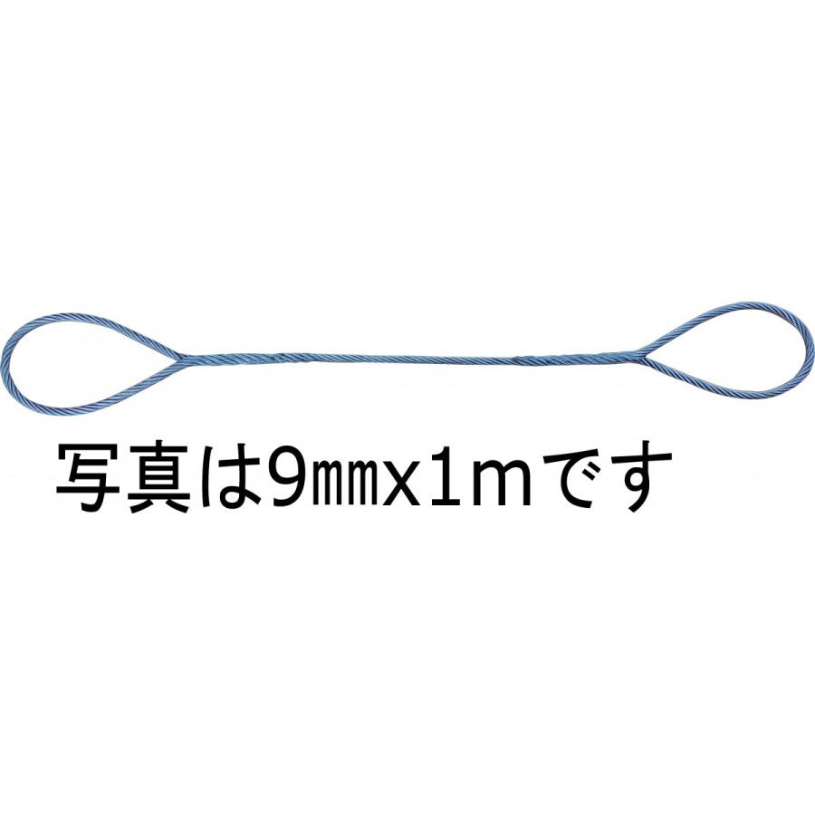 JIS 玉掛ワイヤー O/O 黒 9mm x 2m : 24-7 - 通販 - Yahoo!ショッピング