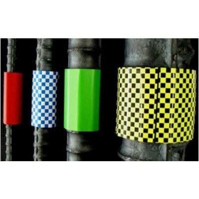 鉄筋マグショット 鉄筋マーカー (100枚) 白赤ストライプ 縦50mm横40mm厚み1.6mm |  | 02