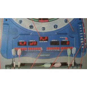 ソフトチップ ダーツ セット 電子ダーツゲーム ボード E-19 : 日清工業