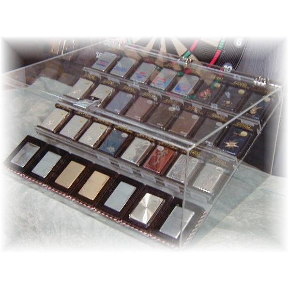 zippo ライター ジッポ ライター 鍵付きクリスタルケース（鍵2箇所付き）