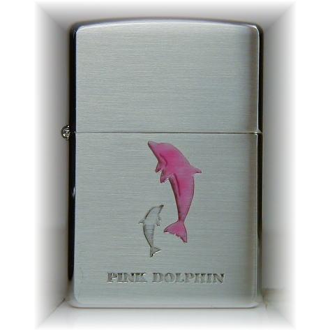 ジッポ/ZIPPO/ライター/ジッポライター/ピンクのイルカ-2 : 日清工業の 