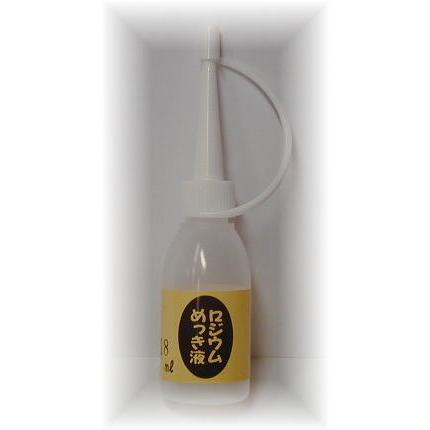 ロジウムめっき液 （18ml）DIY簡単メッキ めっき工房 補充品 MU-041