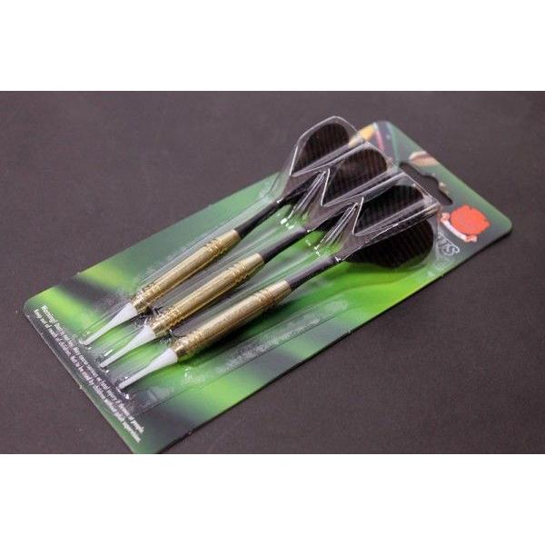 ダーツ矢 ソフトチップ ハウスダーツ3本セット PRO DARTS仕様 ブラック
