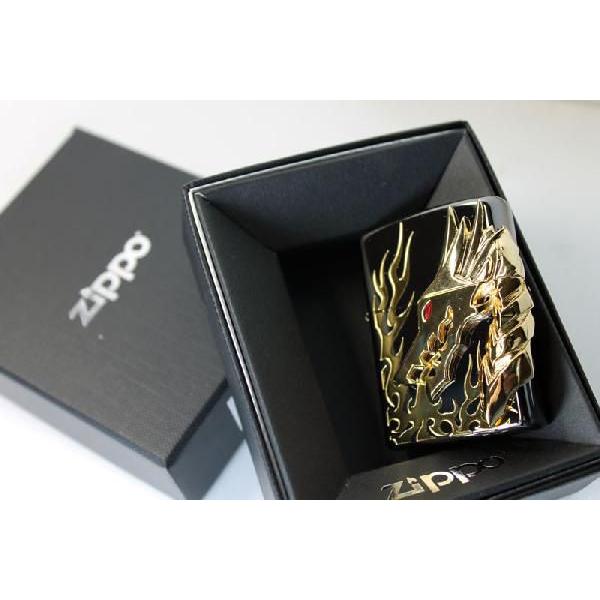 zippo ライター ジッポ ライター  赤龍「炎のドラゴン」 ZDH-101SI ZIPPO｜24kogyo｜02