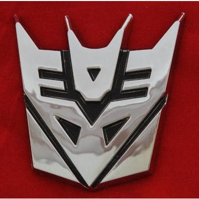トランスフォーマー 3d シルバー エンブレム オートボット ディセプティコン 2枚 セット 送料無料 24ust まんぞく百貨店 通販 Yahoo ショッピング