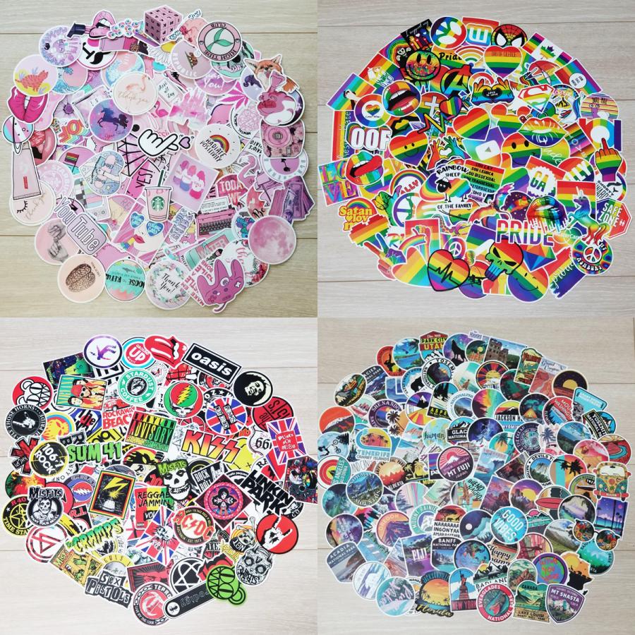 新作 ステッカースケートボード スケボー 車 防水 かっこいい ポップ