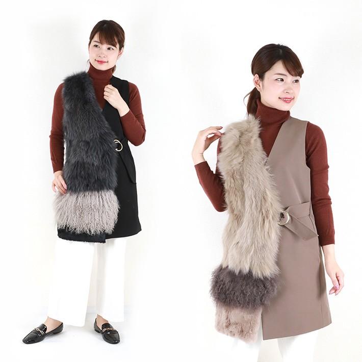 訳あり商品 チベットラム ロングファーベスト ベスト ジレ Tarquinhall Com