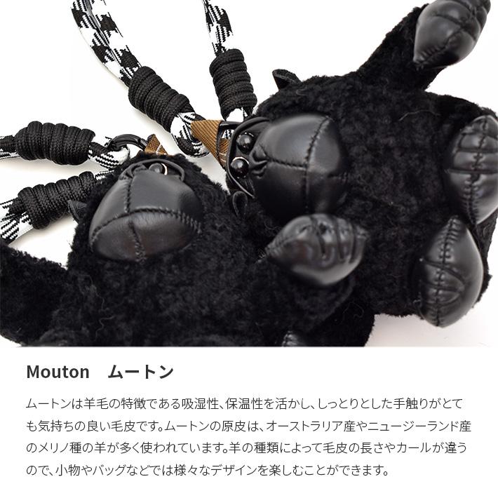 ムートン バッグチャーム キーホルダー ゴリラ型 gorilla ぬいぐるみ