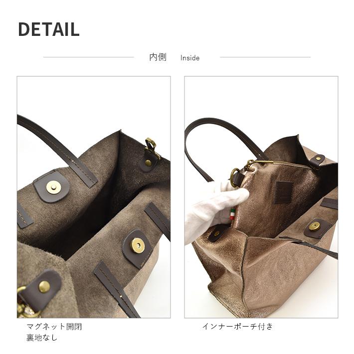 本革 牛革 トートバッグ ショルダーバッグ イタリアンレザー 2way カーフレザー カウレザー 本革 レディース No.408205 |  | 03