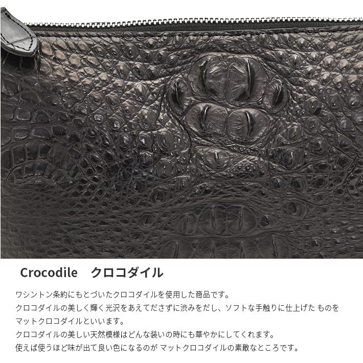 クロコダイル ショルダーバッグ マット クラウン ホーン マット 本革 本皮 リアルレザー 鰐革 ワニ革 メンズ レディース 男女兼用 No.508973の画像