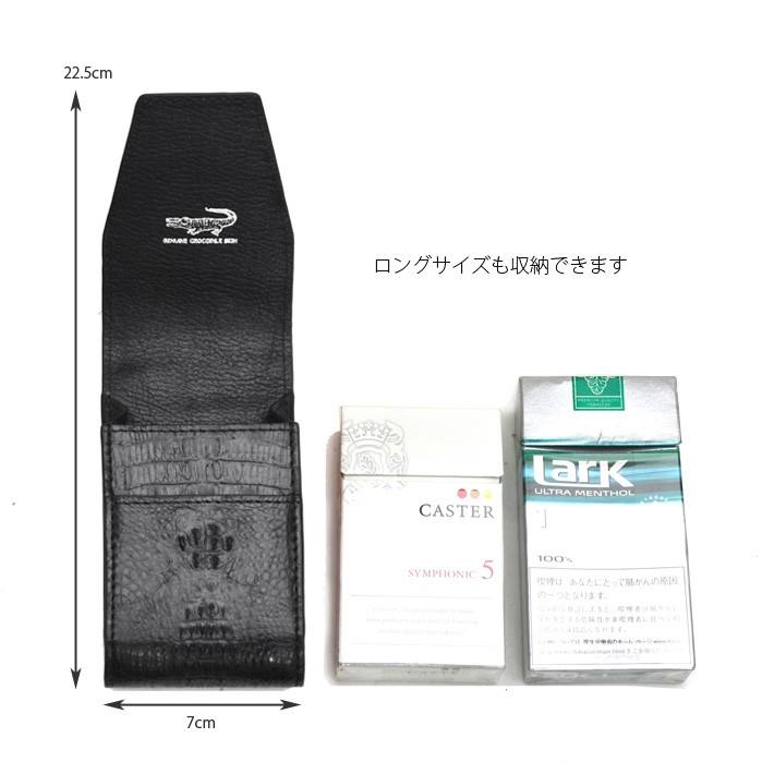 特価)クロコダイル シガレットケース マット たばこ入れ タバコ入れ