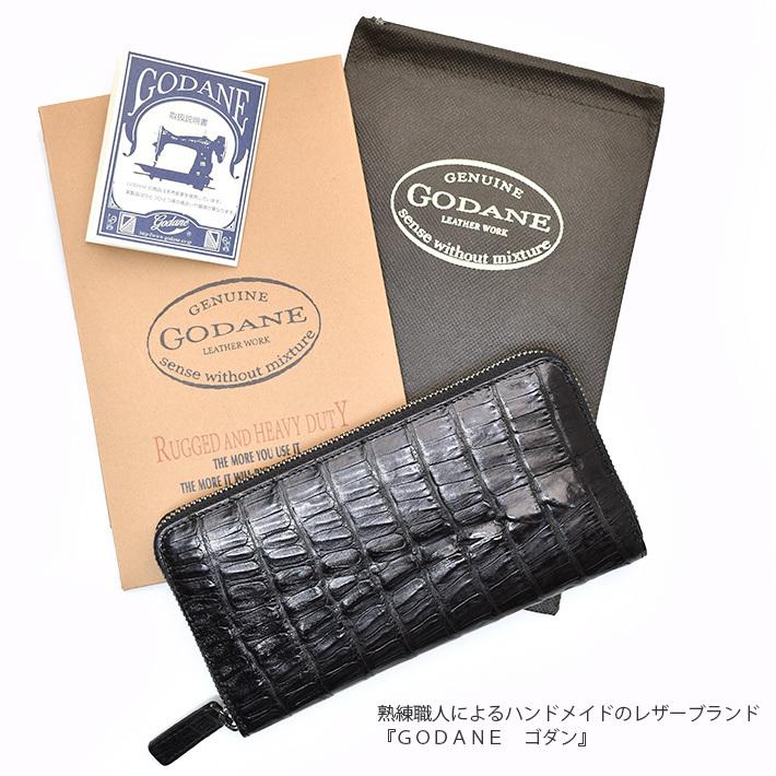 godane ゴダン 財布 正規品 GODANE カイマン クロコダイル ラウンド godane ゴダン 財布 正規品 GODANE カイマン クロコダイル ラウンド