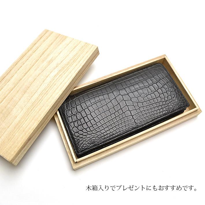 日本製 JRA クロコダイル 長財布 束入れ 一枚革 センター取り 日本製 JRA クロコダイル 長財布 束入れ 一枚革 センター取り