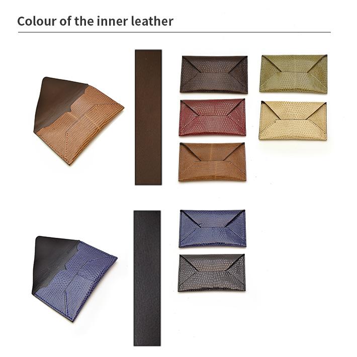 クロコダイル 名刺入れ カードケース 無双 マット レザー マチ付き 本革 レザー 革小物  鰐革 ワニ革 わに革 お祝 ギフト プレゼント ビジネス No.608957 |  | 04