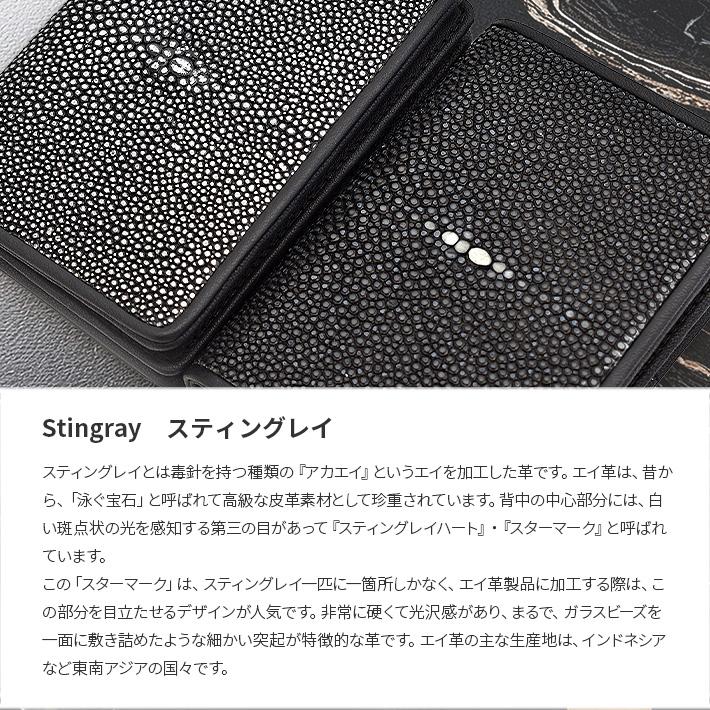 スティングレー 名刺入れ カードケース 本革 レザー スティングレイ