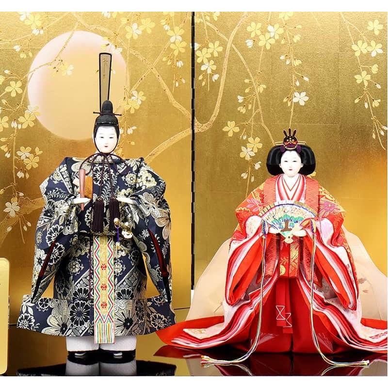 100周年記念祭】雛人形 ひな人形 雛 平飾り 親王飾り 立雛 雅泉作 雛