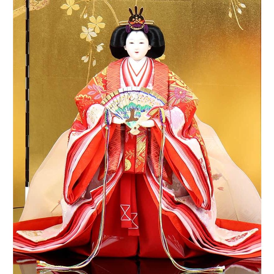 100周年記念祭】雛人形 ひな人形 雛 平飾り 親王飾り 立雛 雅泉作 雛