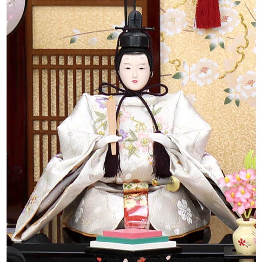 100周年記念祭】雛人形 ひな人形 雛 コンパクト収納飾り 三段飾り 五人
