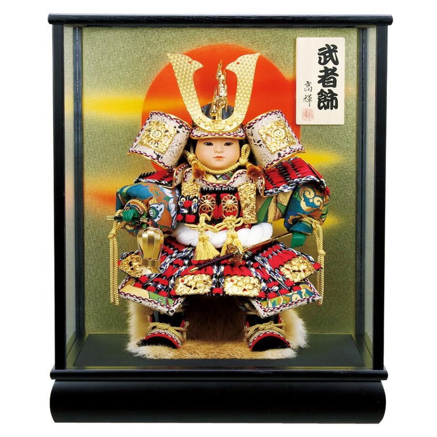 100周年記念祭】五月人形 コンパクト 子供大将飾り 武者人形 ケース
