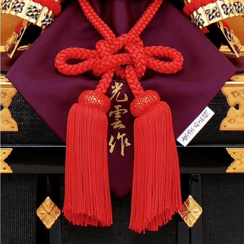 五月人形 兜平飾り 兜飾り 平安光雲作 京製 兜 金箔押小札 正絹 五月人形 兜平飾り 兜飾り 平安光雲作 京製 兜 金箔押小札 正絹